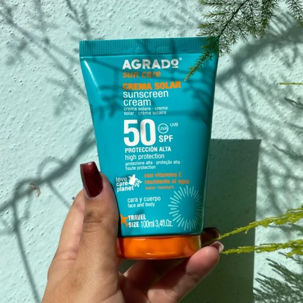 Protector solar con SPF 50+