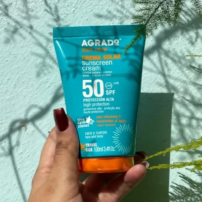 Protector solar con SPF 50+