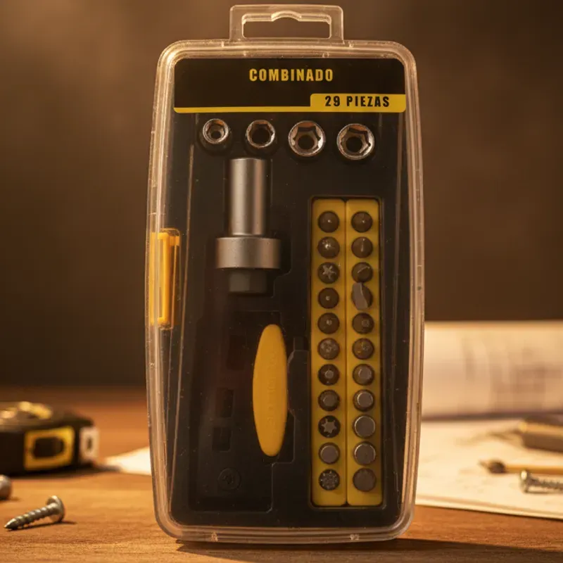 (10 USD) Set de herramientas Combinados 29 Piezas
