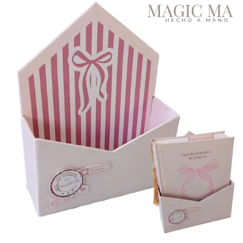 CAJA PARA AGENDAS Y DIARIOS