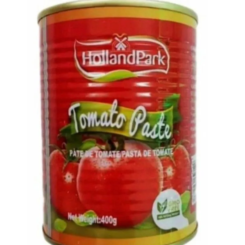 Lata de puré de tomate 400g