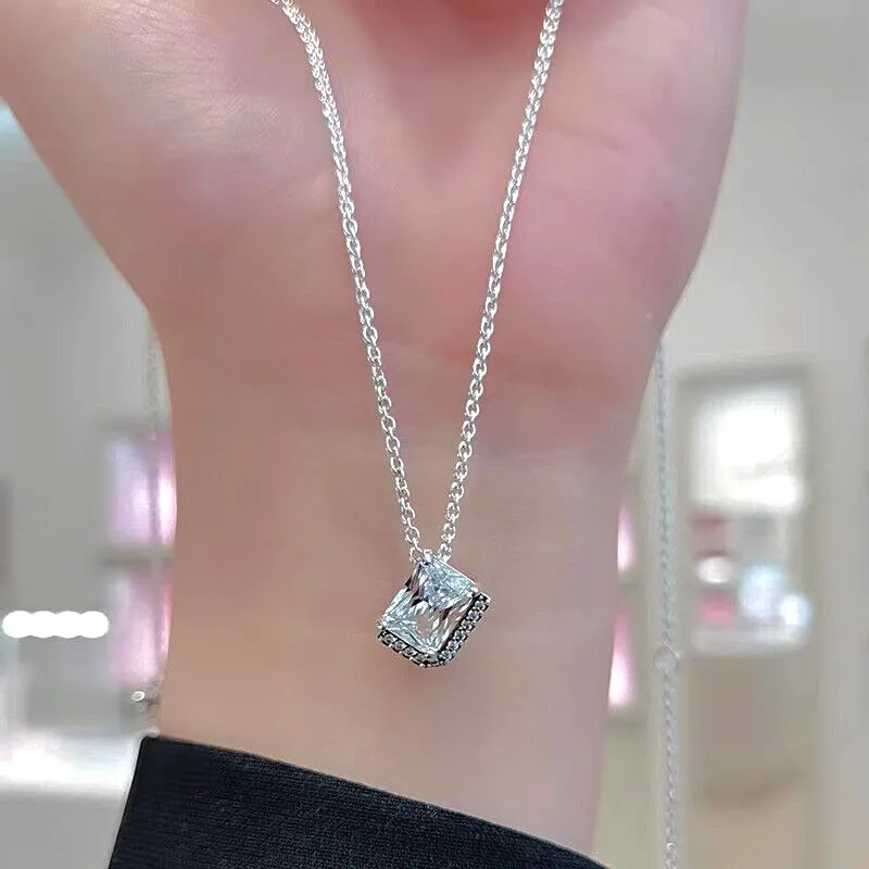 Cadena Pandora Destello Rectangular