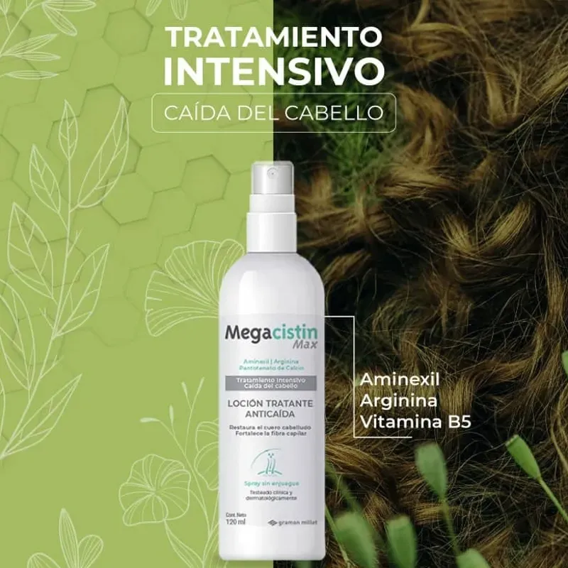 Megacistin Max Loción Tratante 120 mL