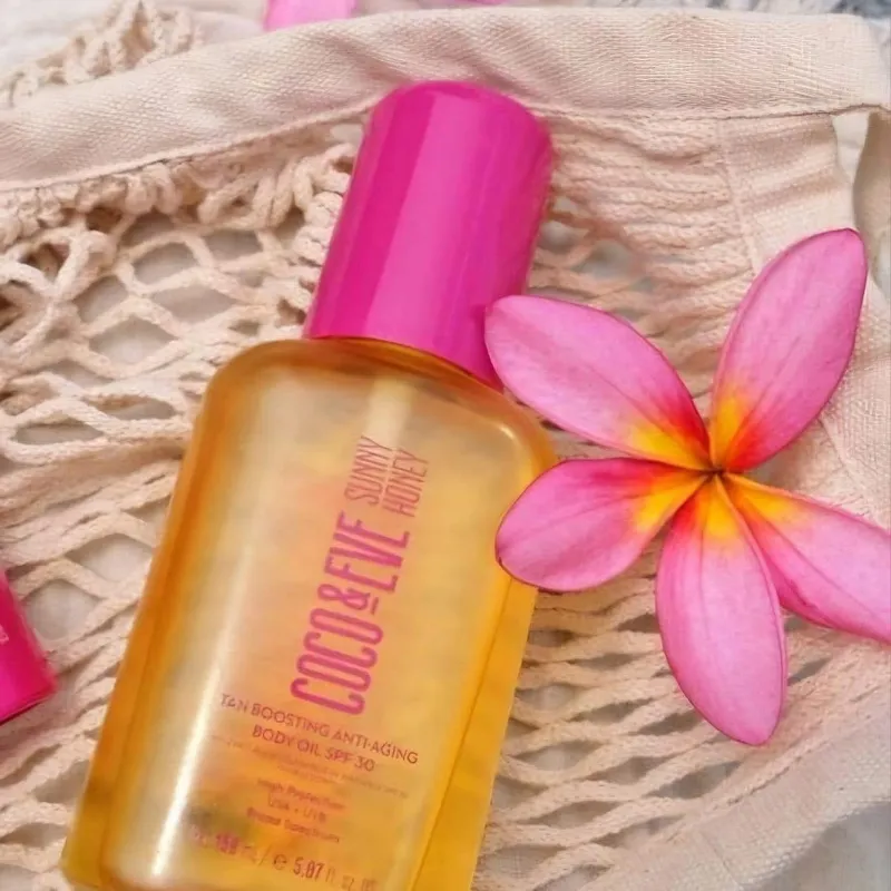 Aceite bronceador con FPS