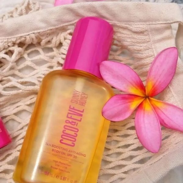 Aceite bronceador con FPS