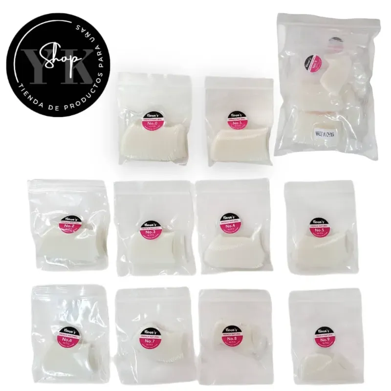 Paquete de 500 uñas naturales Nena's