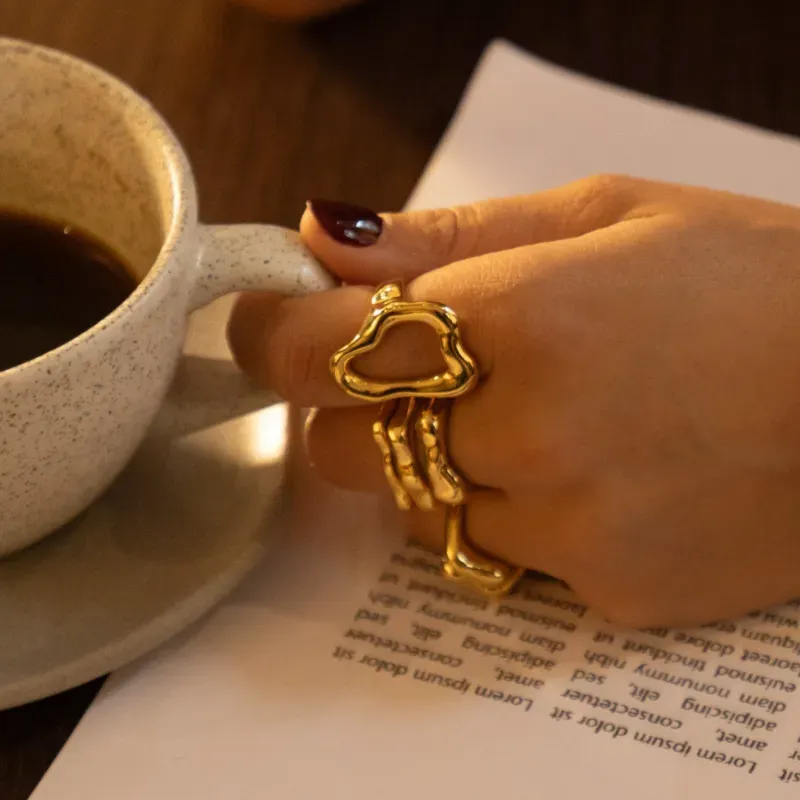 SetX2 anillos silueta amorfa