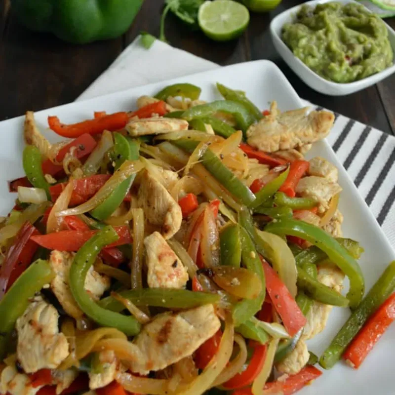 Fajitas de pollo