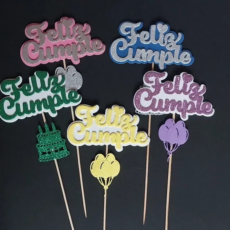 Toppers Feliz Cumple