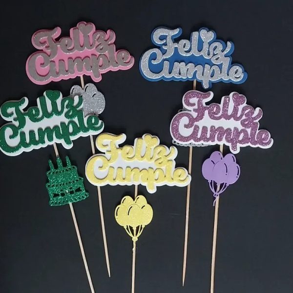 Toppers Feliz Cumple