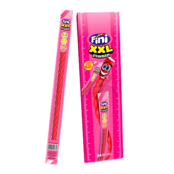Regaliz Fresa Relleno Rojo