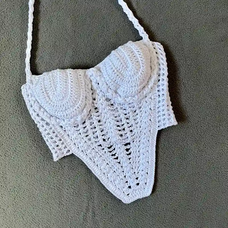 Top corset triángulo