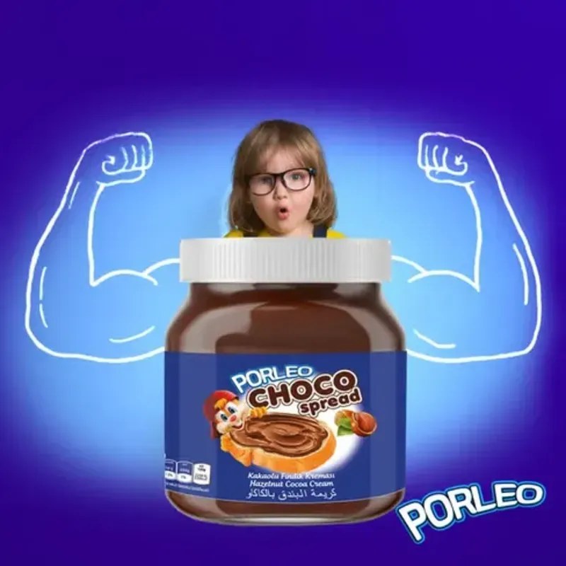 Crema untable de Chocolate y Avellanas Porleo 350g