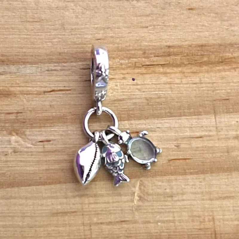 Charm tortuga concha pez