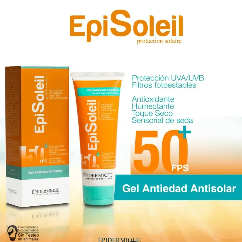 EpiSoleil Gel Antiedad Antisolar 50 SPF 70 mL