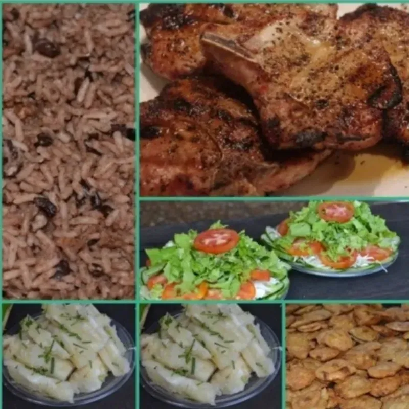 Combo para 10 personas. Chuletas de cerdo