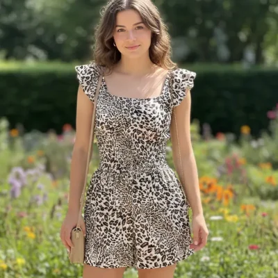 Mono estampado de leopardo