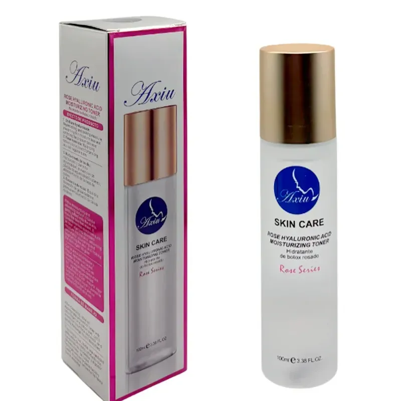 Tónico facial Axiu con extracto de ácido hialurónico y rosas 
