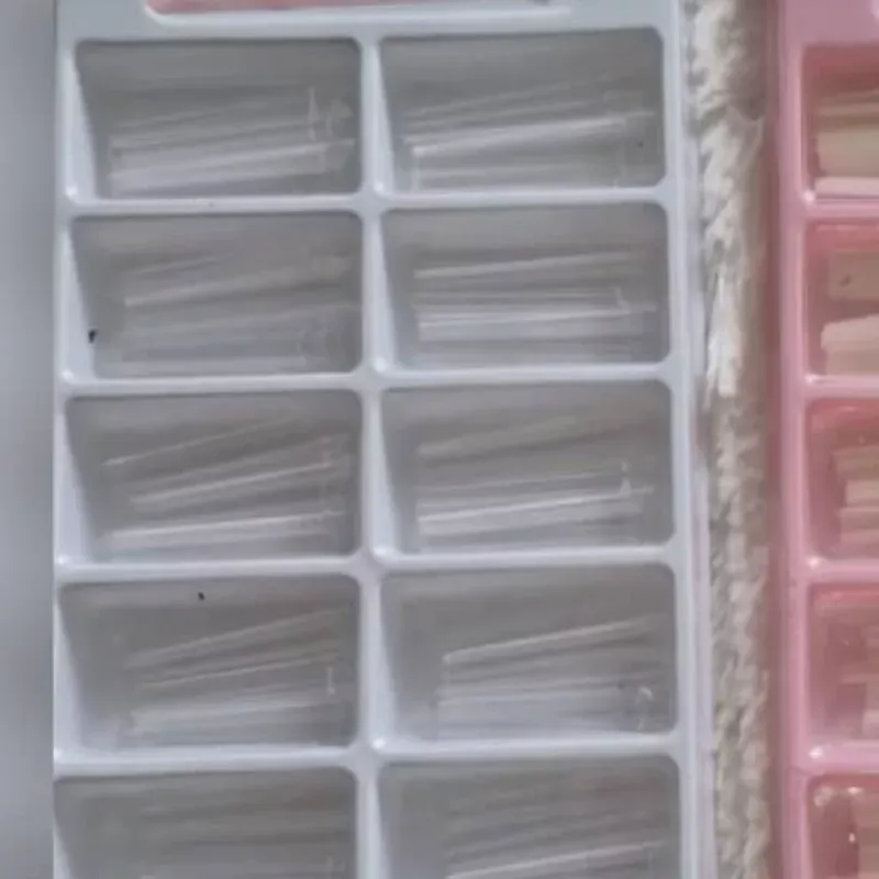 Uñas coffin 100 tips