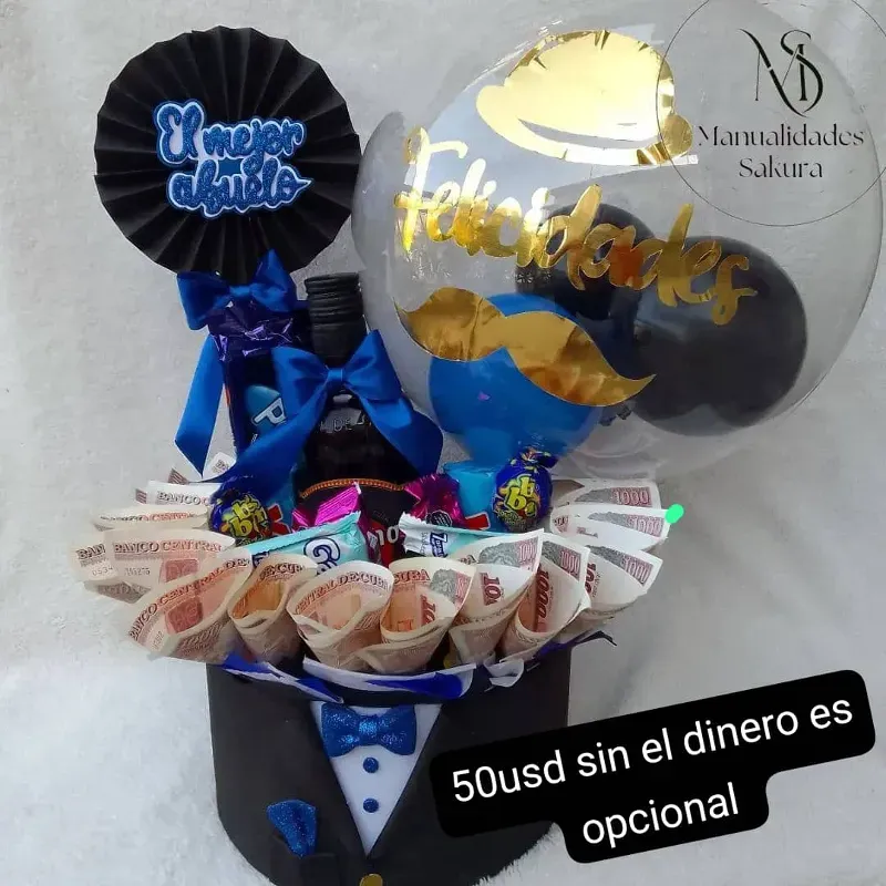 Caja de regalo con botellas de Ron