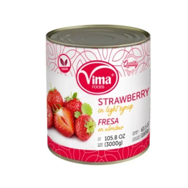 Fresa en Almíbar 3kg