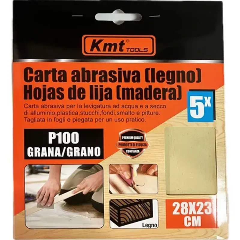 Papel de Lija para Madera KMT