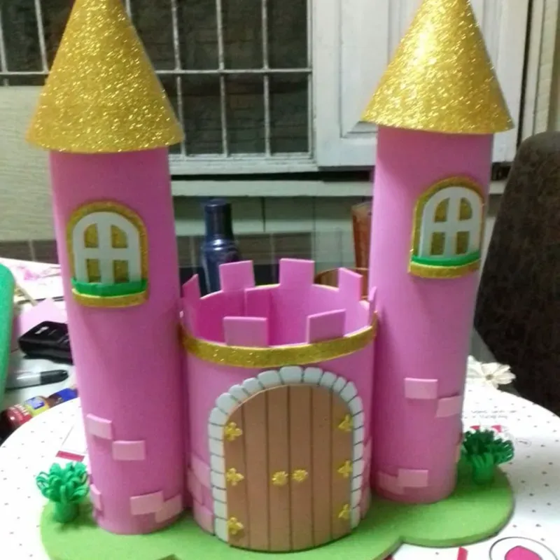 Centros de mesas castillos grandes
