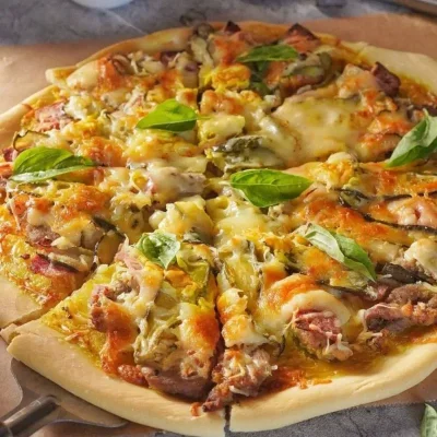 Pizza de cerdo