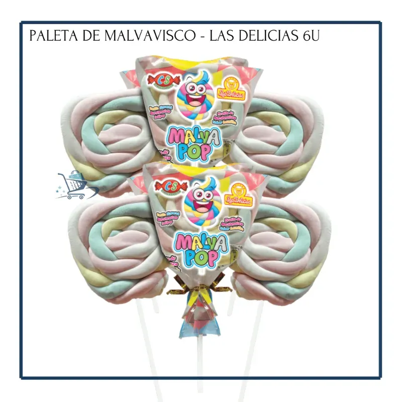 Paletas Malvavisco - Las Delicias 11g (6u)
