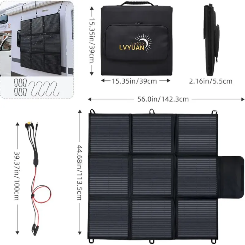 Panel Solar Portátil Lvyuan 400W