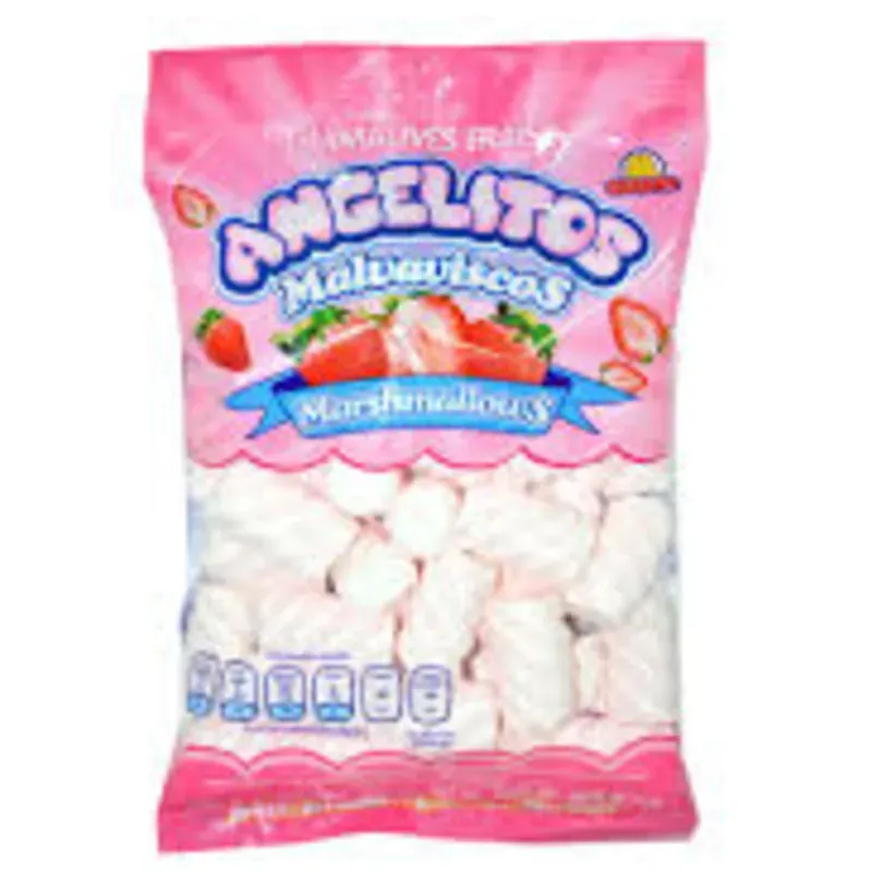 5207006 - Malvaviscos churros de fresa Angelitos Guandy 200 g (Cajas de 10 unidades) - U/M: U