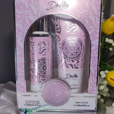 Set de colonia y crema