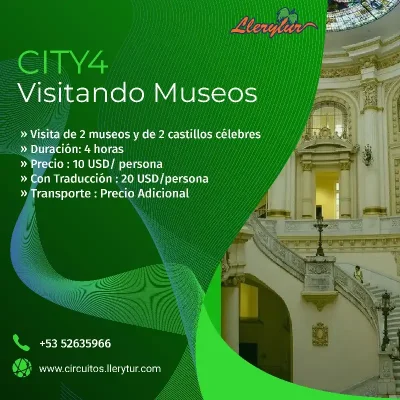 City-4 Visitando museos.
