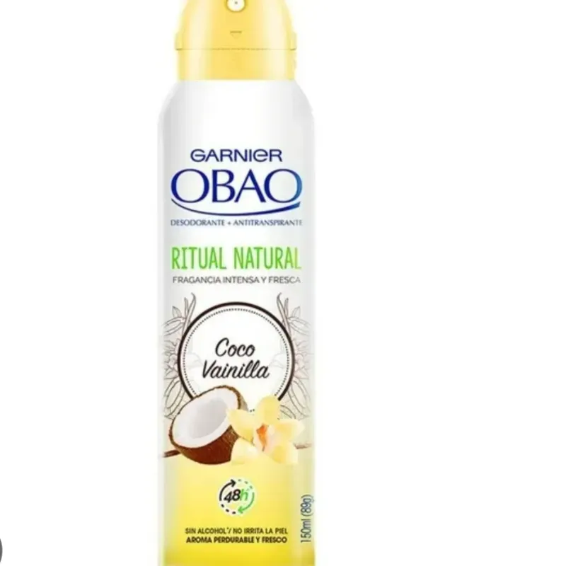 DESODORANTE SPRAY OBAO RITUAL NATURAL(COCO-VAINILLA)150ML