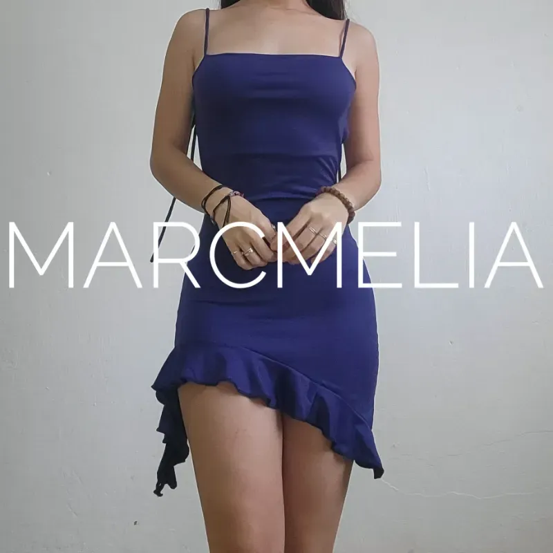 VESTIDO MINI VUELOS CON CORRUGADO (ENCARGO)