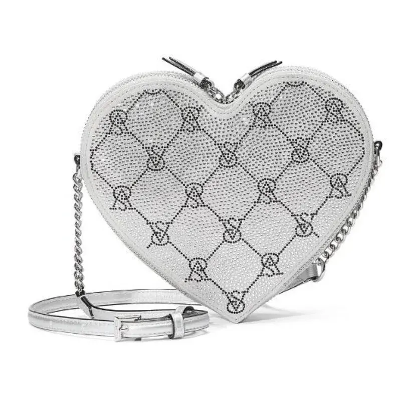 Bolso Bandolera Corazón con Lentejuelas