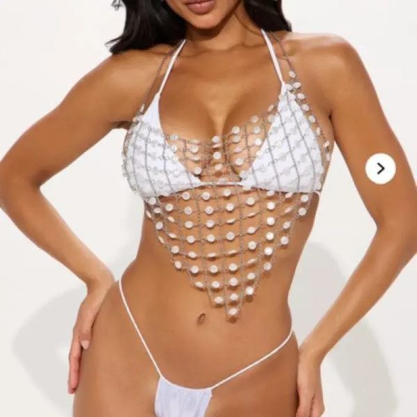 Top de perlas Fashion Nova