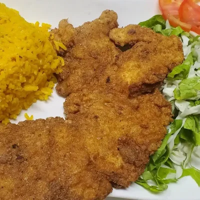 Pescado empanado
