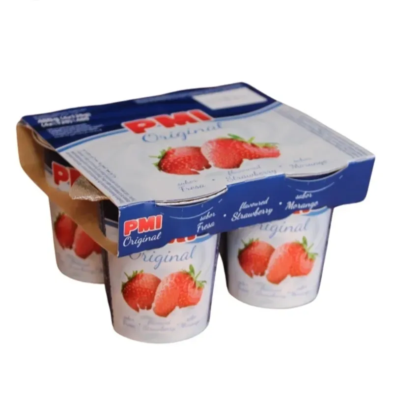 Yogurt de fresa fábrica
