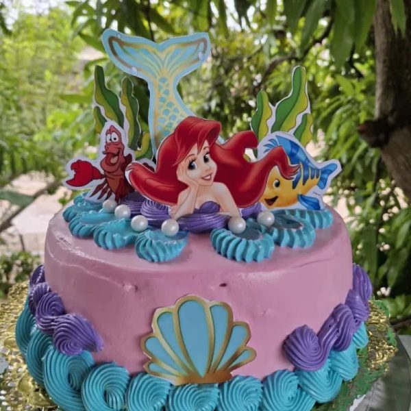 Pastel decorado