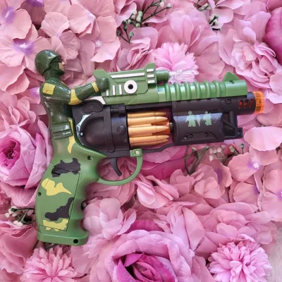 Escopeta con sonido al disparar