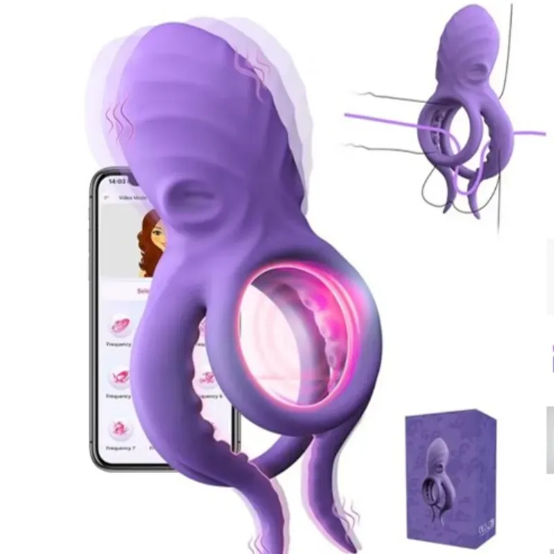 Anillo vibrador Pulpo