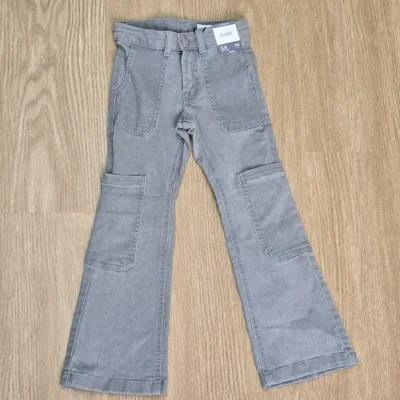 Pantalon Color Gris Cuatro Puertas