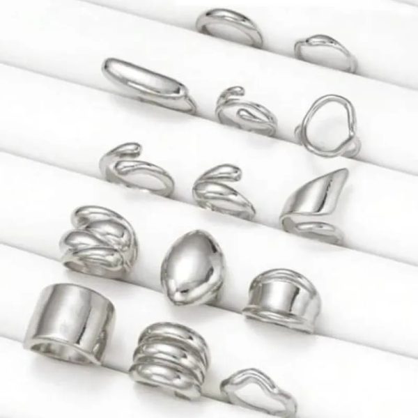 Anillos Plateados