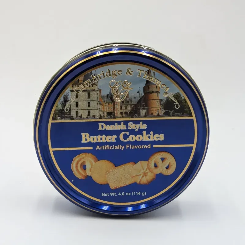 Lata de galletas danesas estilo butter cookies