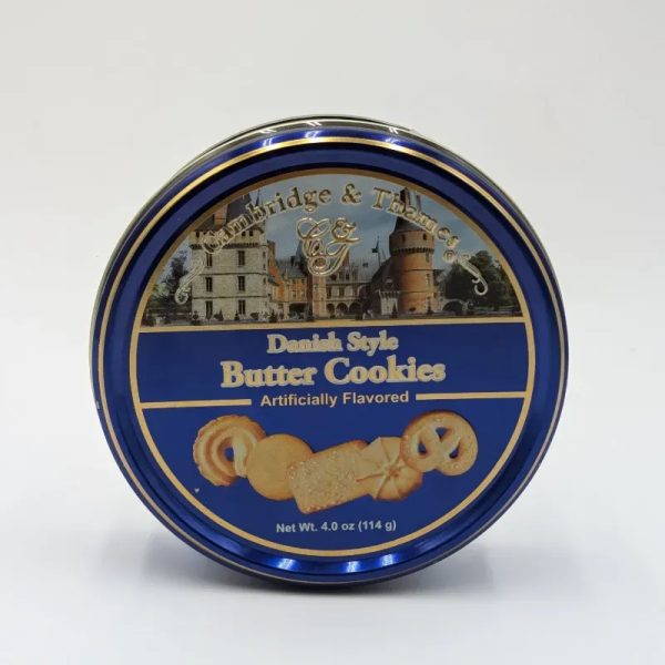 Lata de galletas danesas estilo butter cookies