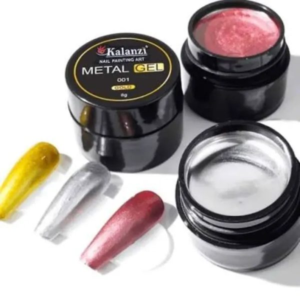 Trío de metal gel