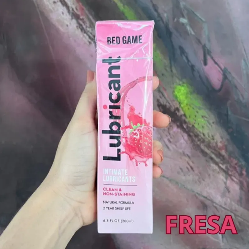 Lubricante 200 ml a base de agua - Sabor Fresa (XXX)