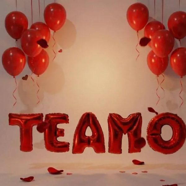 ♥️Nuestro combo “TE AMO” + 12 globos rojos 