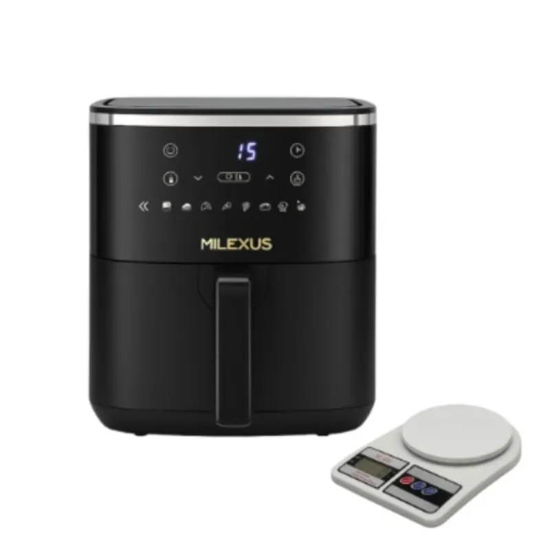 COMBO FREIDORA DE AIRE 4.2L MILEXUS + BÁSCULA DIGITAL DE COCINA